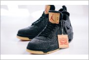 Air Jordan IV x  LEVIS  “White And Black”